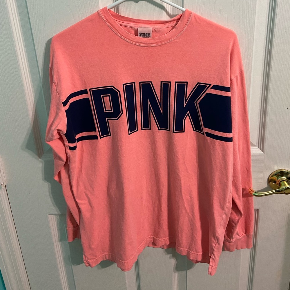 Pink Vs long sleeve tee